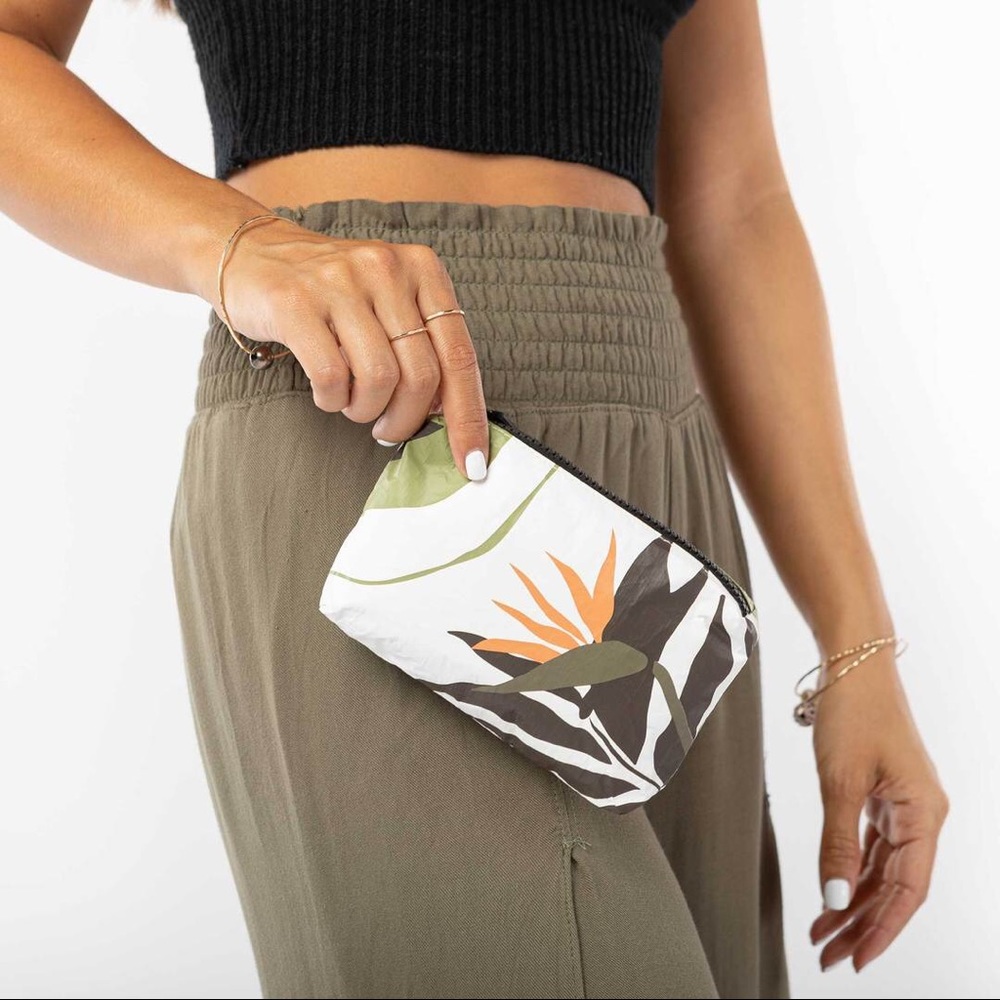 Mini Painted Birds Pouch